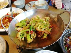 干锅有机花菜-童年小筑餐厅(申花路店)
