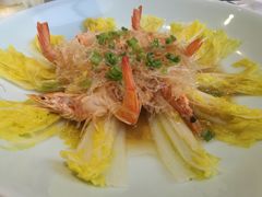 鲜虾蒸娃娃菜-老船夫婚宴婚庆会馆(延吉路店)