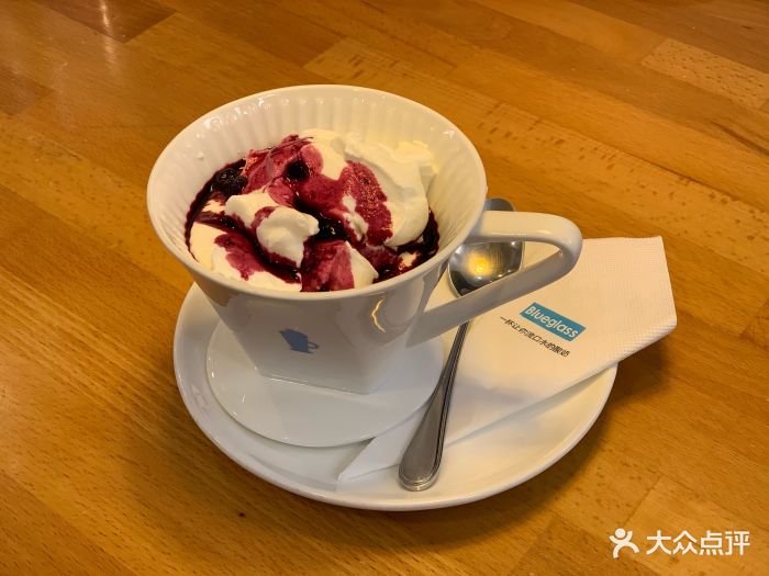 blueglass yogurt阿秋拉尕酸奶(华贸商业街店)48小时野生蓝莓冷萃酸奶