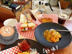 咖喱猪排饭-三仟津花园咖啡馆