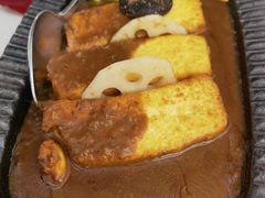 肉汁铁板煎豆腐-梧桐