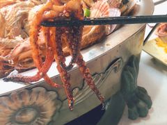 烤鱿鱼（辣）-大锅强·蒸海鲜青岛菜(吾悦广场店)