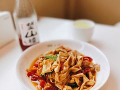 火腿炒农家豆腐皮-辣公子·千岛湖私房菜(滨江店)