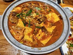 -东来菜馆•手抓海鲜家常菜•海鲜锅贴(鸽子窝店)