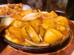 铁板日本豆腐-巴依兄弟西域美食(机场店)