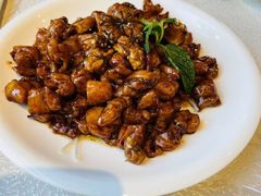 酱爆琥珀桃仁鸡-惠丰堂饭庄·烤鸭·京味菜(西北旺·唐家岭店)