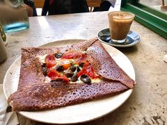 鸡蛋蘑菇熏肉荞麦可丽饼-RAC BAR(安福路店)