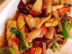 辣炒鱿鱼-覃记海鲜美食餐厅