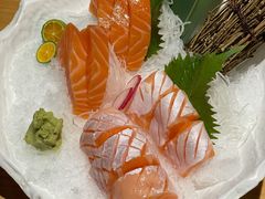 三文鱼腩刺身-立山居酒屋·烧鸟 天妇罗(西北湖店)