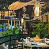 爱吃鱼人的福利～超鲜美的现杀清江鱼～老福耶小草帽石锅鱼