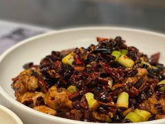 豉椒炒嫩滑鸡丁-小大董·烤鸭(观景餐厅·南京西路店)