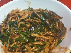 农家红炒长鱼炒面-三百碗宝应长鱼面(板仓街店)