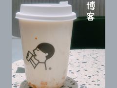 冰博克厚牛乳波波-喜茶(青岛金狮广场店)