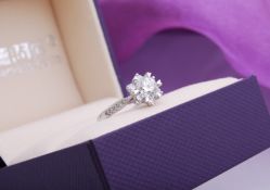 我的雪花钻戒-威德钻石-克拉钻大本营(南京东路店)