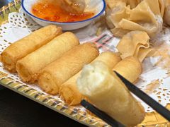 炸牛奶拼炸云吞-阿多私房菜(顺德店)