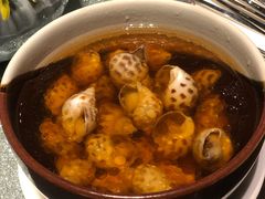 古越陈酿煮花螺-杭州西子湖四季酒店·金沙厅