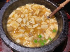 石锅鸡汤豆腐-绿茶餐厅(松江万达店)