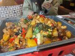 双椒紫苏牛蛙-意卡菲·欢乐聚会餐厅(华侨店)