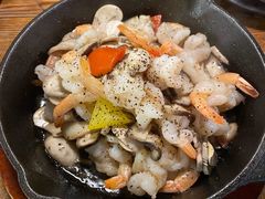橄榄油煎蘑菇和虾-汤厨(五道营店)