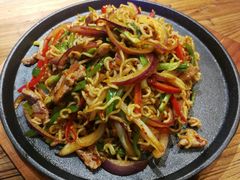 孜然牛肉炒方便面-阿记烧烤(大兴新区店)