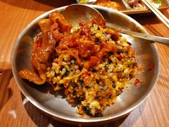 铁板蟹子炒饭-春熙台韩国料理·章鱼肥牛(西丽店)