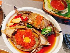 -草家酱蟹炭火烤肉店(珲春南路一店)