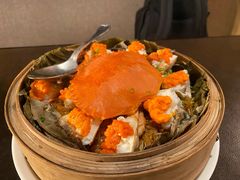 荷叶糯米蒸和乐蟹-广州文华东方酒店·江-由辉师傅主理