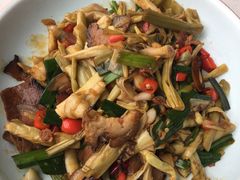 湘西腊肉炒芦苇笋-望湘园湖南菜(赛格店)