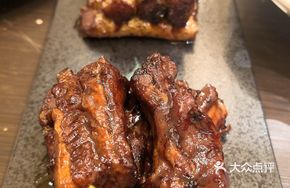 Honey-glazed Yam and Pork Rib