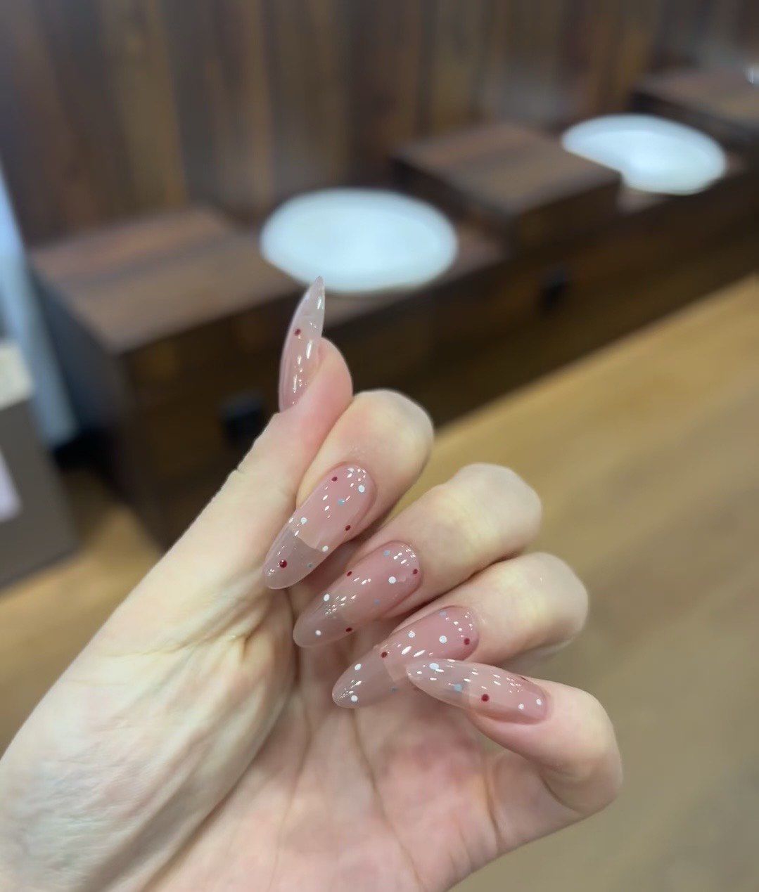 波点 甲片 水滴形