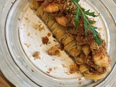 南洋大虾龙利鱼宽面-HELLO 27 意面·沙拉·帕尼尼