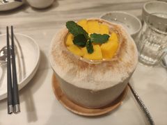 芒果椰子布丁-金椰壳· 大厨新加坡菜(壹方城店)