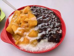 芒果红豆炼乳冰-王中王刨冰