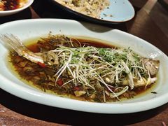 雪菜竹笋蒸小黄鱼-扬州狮子楼·非遗淮扬菜(总店)