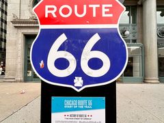 -66号公路起点牌