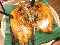 香茅草烤罗非鱼-云海肴云南菜·蒸汽石锅鱼(北京良乡华冠店)