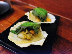 苏叶虾夷贝-鸟串烧Yakitori