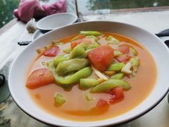 番茄丝瓜笋干-绿茶餐厅(龙井船宴· 品牌总店)