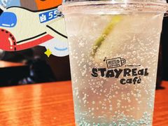 椰风蓝柑青柠苏打-StayReal Cafe(长宁来福士广场东八区店)
