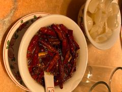 现炸辣椒油-清真·老门框爆肚涮肉·中华老字号(丰管路店)