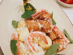 菠萝油条虾-鹿港小镇(黄金店)