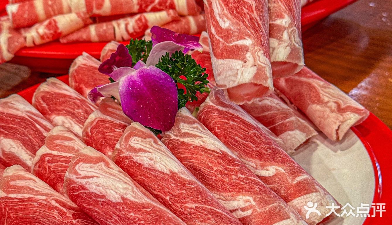 在金桥，吃到了地道的老北京铜锅涮肉