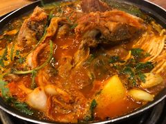 土豆排骨火锅-喇喇排骨火锅·传统韩式脊骨汤(望京西园总店)