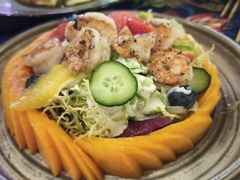芒果大虾沙拉-第101座花园餐厅(湖滨88店)