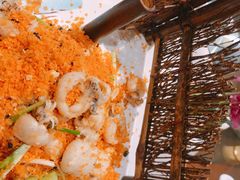 -东来菜馆•手抓海鲜家常菜•海鲜锅贴(鸽子窝店)