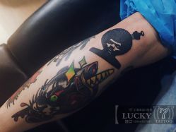 -幸运7纹身刺青Lucky7tattoo