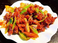 百合菠萝酥牛柳-津菜宋记老房子(平山道店)