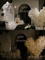 -团子宝宝宴派对百日宴生日布置策划·求婚策划·气球布置别墅民宿