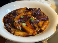 鱼香年糕炒茄子-涌上外婆桥(南塘店)