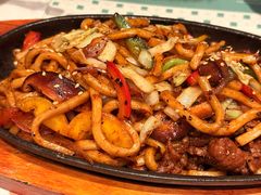 铁板黑椒牛柳炒乌冬-翠华餐厅(百老汇店)